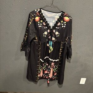 Women’s Every Rose Black Floral Dress